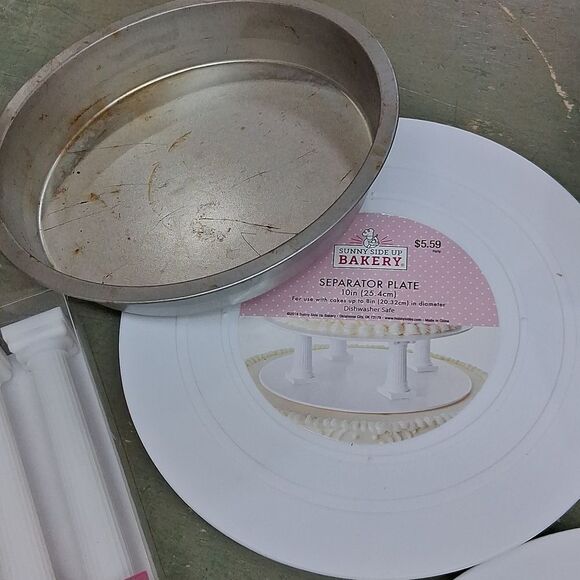 Bundle Cake separator plates, pillars, pans for Weddings, & special events - Picture 5 of 13
